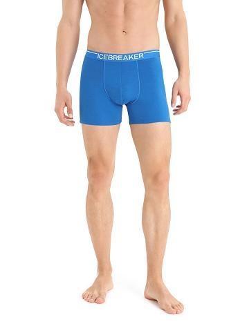 Sous Vêtement Icebreaker Merino Anatomica Boxers Homme Bleu | FR 1311TCEV